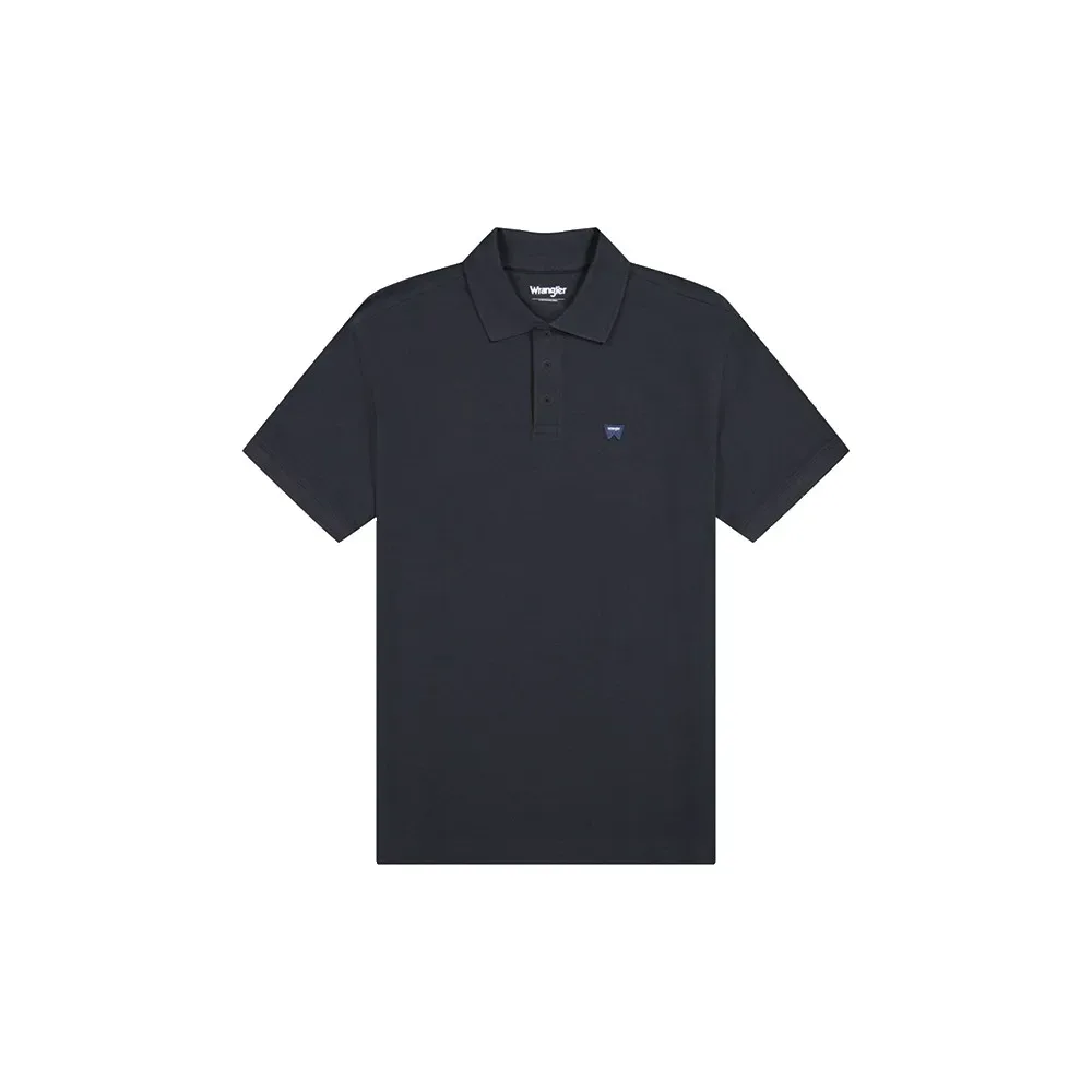 Polo A Maniche Corte 11237826 Regular Fit Black L - Wrangler - FashionsVida