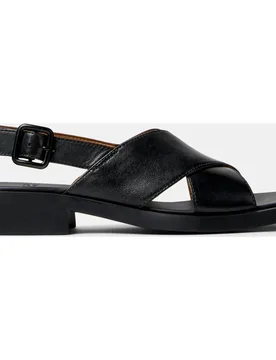 Sandalias de tacón de mujer dana de piel lisas - Camper - FashionsVida