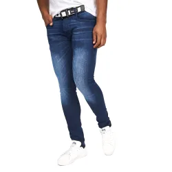 Mens Barbeck Slim Jeans (Dark Wash) - Navy/blue - Size 36 Regular