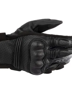 Guanti Moto in Pelle PHENOM AIR Nero Nero taglia M - Alpinestars - FashionsVida