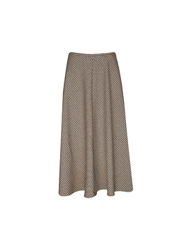 Comma Jupe mi-longue marron 44 - Comma - FashionsVida