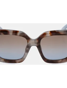 Gafa de sol de mujer cuadrada en acetato con lente degradada - Furla - FashionsVida