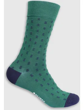 Calcetines regular de hombre estampado - Olimpo - FashionsVida