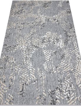 Teppiche Teppich Strukturell Sole D3842 Sechsecke Flach Gew 120x170 Cm 120x170 Cm