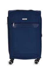 Valigia trolley grande blu morbida DH SOFT G