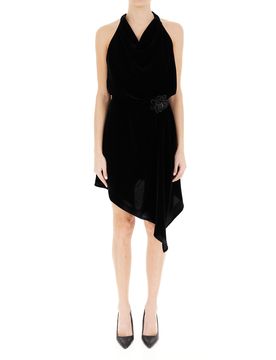 VICOLO Abito scollo halter NERO M