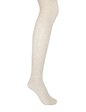 Modestrumpfhose MINI DOT 20 DEN fairly light black beige M damen - Wolford - FashionsVida
