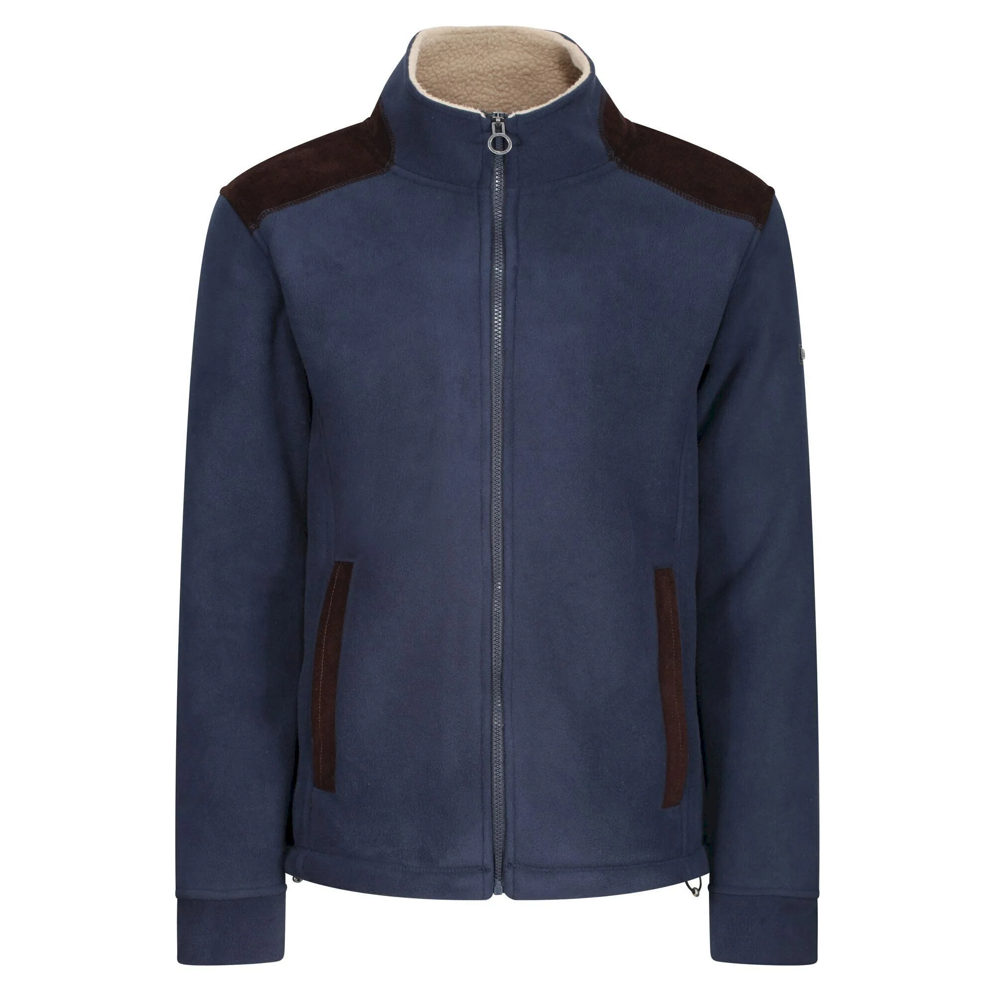 Mens Faversham Full Zip Fleece Jacket (Navy) - Size Medium - Regatta - FashionsVida