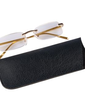 Fertiglesebrille + Gratis Etui gold