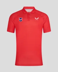 Majesticks Golf Club Men's Shoulder Graphic Polo - Poppy Red POPPY RED L male