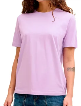 Anna camiseta manga corta mujer Morado (L) - J&J - FashionsVida