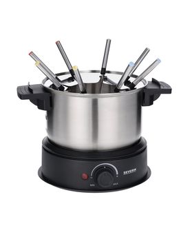 SEVERIN Fondue silber schwarz