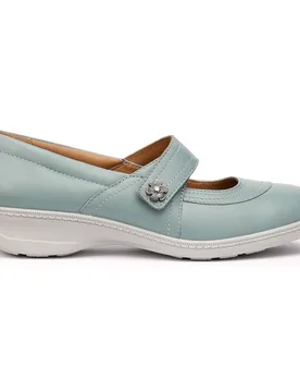 Women's 'Charity' Mary Janes in Duck Egg Blue Size: 5 - Duck Egg Blue - Size: 5 - Hotter - FashionsVida