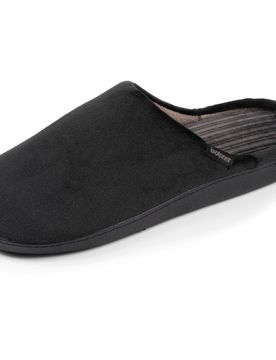 Chaussons mules Noir intérieur rayures noir 44