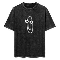 Clippy T-Shirt Casual Soft Cotton Short Sleeve Tee