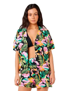 Chemise à Manches Courtes Molokaï Black M
