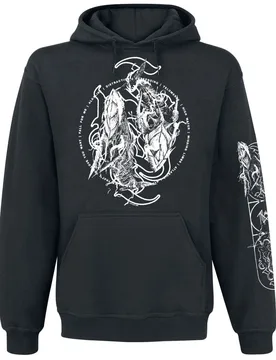Kapuzenpullover - The Place Will Become Your Tomb Whale - S bis 4XL - für Männer - Größe 3XL - schwarz - Lizenziertes Merchandise! - Männer - mal - Sleep Token - FashionsVida