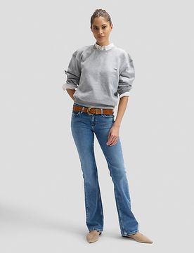 Jessica Bootcut Flap Pocket Jean Lapis Blue Größe 26x33 female