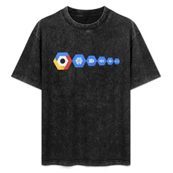 Google Cloud Platform - Machine Learning Elements T-Shirt Outdoor Work Short Sleeve Top