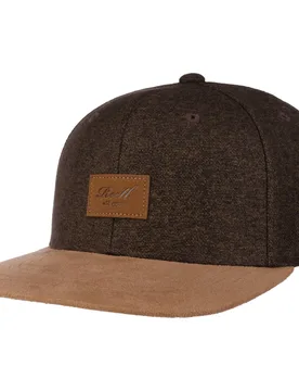 Faux Suede Brim Cap by - olive - Female - Size: One Size - Reell - FashionsVida