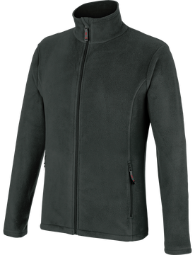 Veste polaire de travail zippée Job + anthracite Gris foncé L
