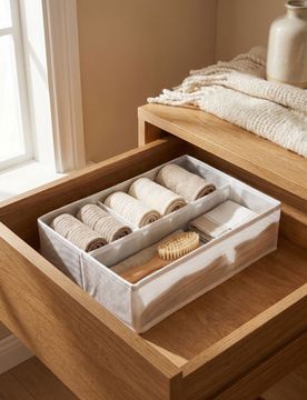 Organizer per cassetto - bianco