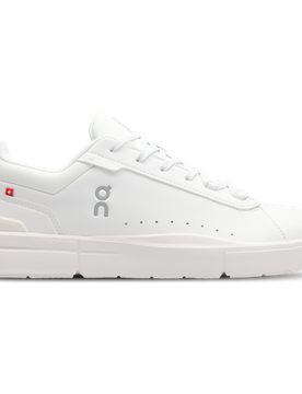 THE ROGER Herren Sneaker - Weiß - Größe 44.5 - Leder, Textil White 44.5