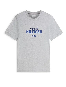 T-Shirt hellgrau L herren - Tommy hilfiger - FashionsVida