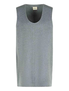 Khaite Nyona Grey Wool Dress