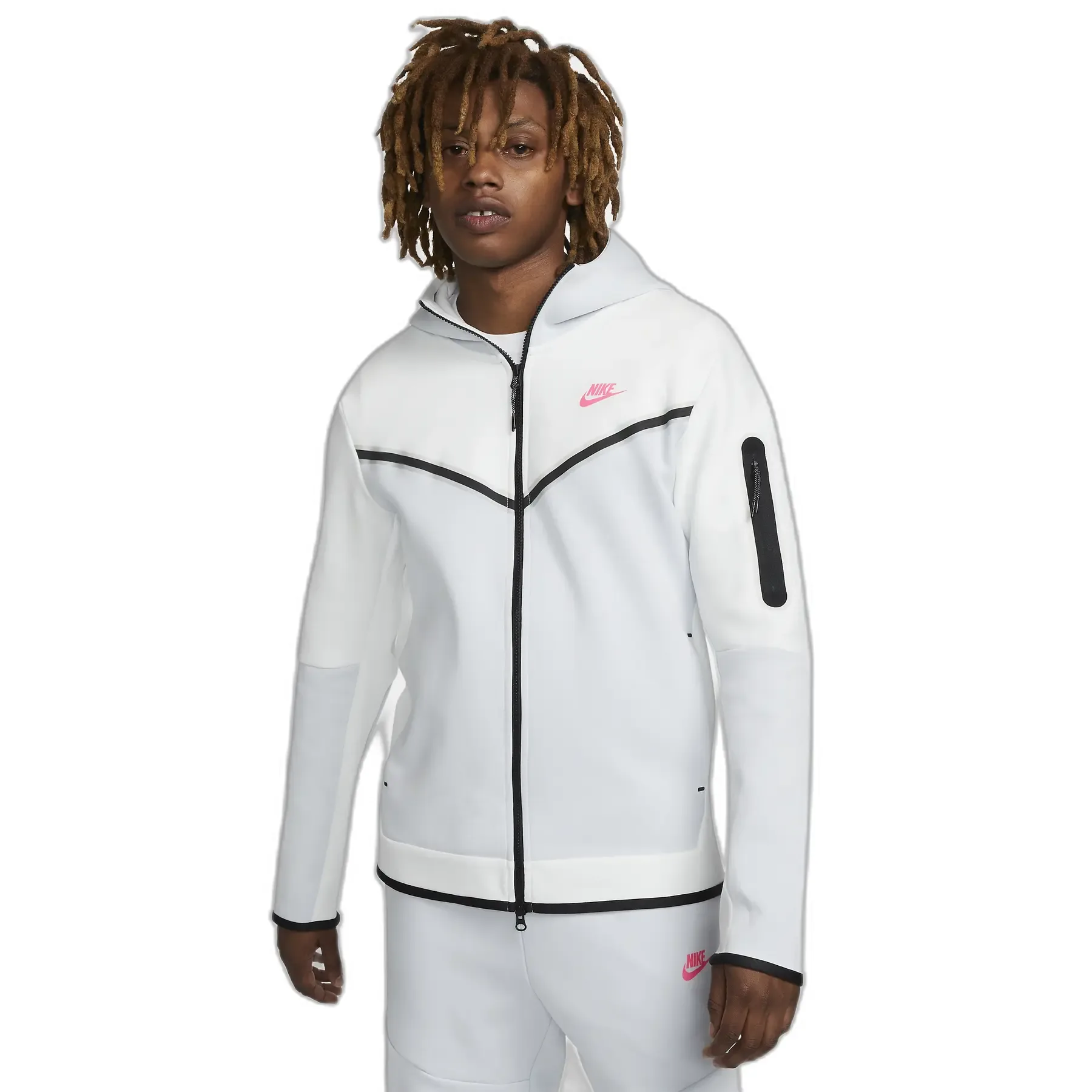 Kapuzenpullover Full Zip Tech S WR - Blanc - male - Size: XL - Nike - FashionsVida