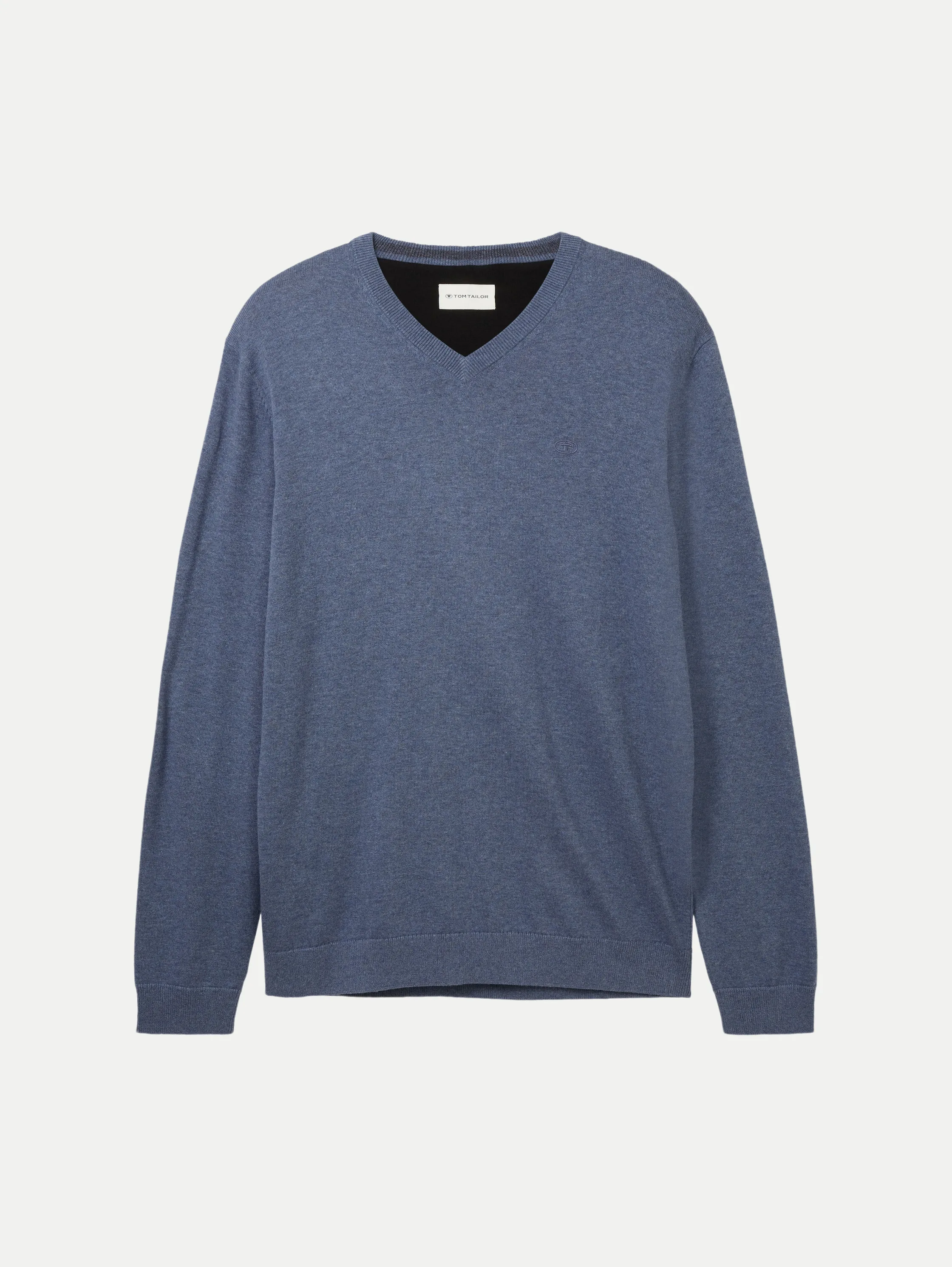 Basic Strickpullover Blau XL - Tom Tailor Casual - FashionsVida