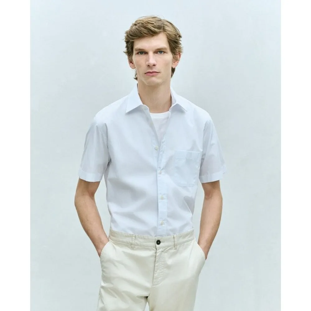 Camisa de manga corta de vestir rayas - Dustin - FashionsVida