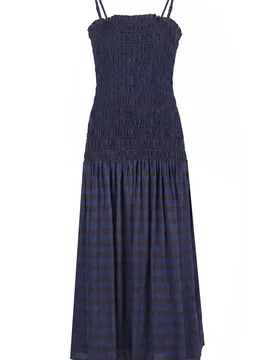 Abito - 471794 - Blu/Marrone - LA FEMME BLANCHE - FashionsVida