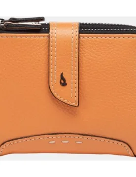 Cartera pequeña de piel con costuras - Abbacino - FashionsVida