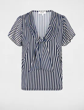 Camiseta de mujer con estampado de rayas - Morgan - FashionsVida