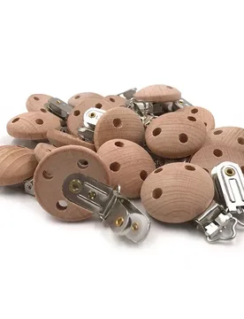 ABCPICK 20pcs Wooden Pacifier Clip Wooden Pacifier Clip Holder Accessories Bracket For Making Baby Toys Gift Diy Dummy Chains - Aliexpress - FashionsVida