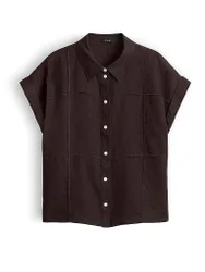 Blusa camisera FELILA marrón 38