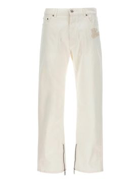 Off-White Jeans con logo anni '90