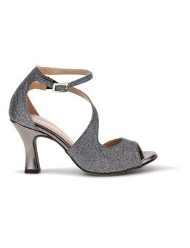 Sandali Canna di fucile glitter con tacco alto 6514 40