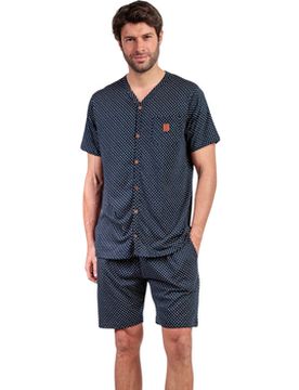 Pyjama-Sets Pyjama Shorts Hemd Kurzarm Leather Eu S;Eu M;Eu Xl