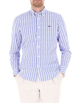 Camicia a righe BLU L