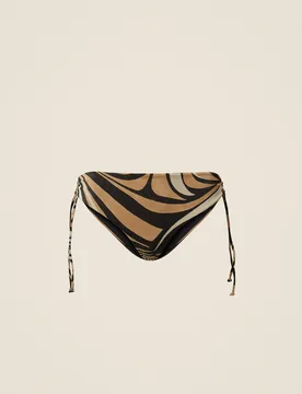 Slip de bain avec cordon de serrage et imprimé - TWINSET - FashionsVida