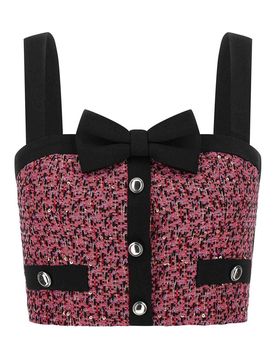 Alessandra Rich Tweed Top