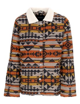 Giacca Coach Jacket Donna Team Sherpa Jacket Khaki