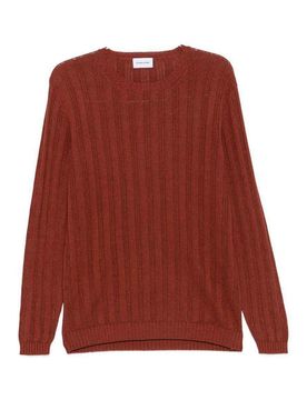 Maglieria in lino e cotone con righe