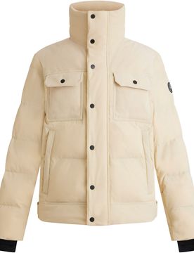 Isolierende Skijacke aus zwei Materialien Carlo Velvet Desert für Herren Größe 52 Beige