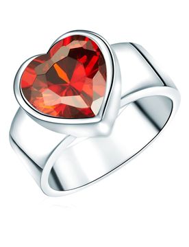 Rafaela Donata Anillo rojo / plata