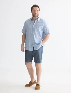 Bermuda de hombre sport regular tallas grandes - Dustin - FashionsVida