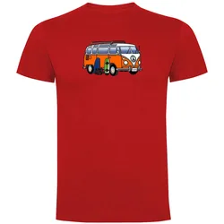 T-shirt à Manches Courtes Hippie Van Wakeboard Red 2XL