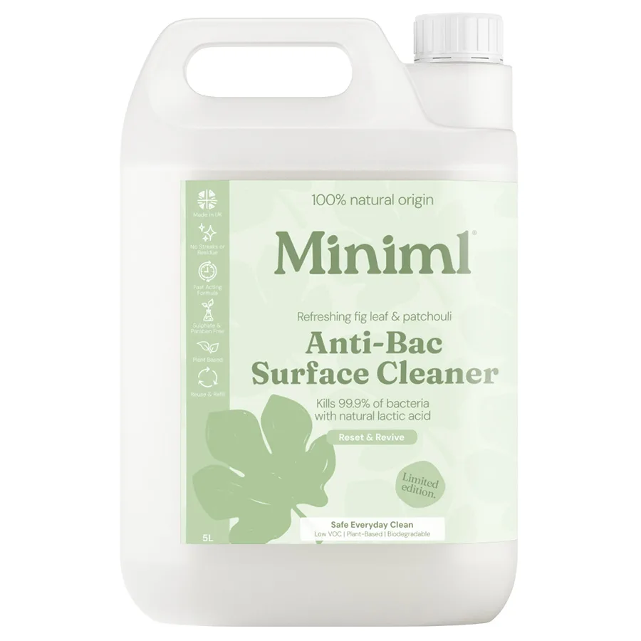 Limited Edition Anti-Bac Surface Cleaner Refill - Refreshing Fig Leaf & Patchouli - 5L - Miniml - FashionsVida